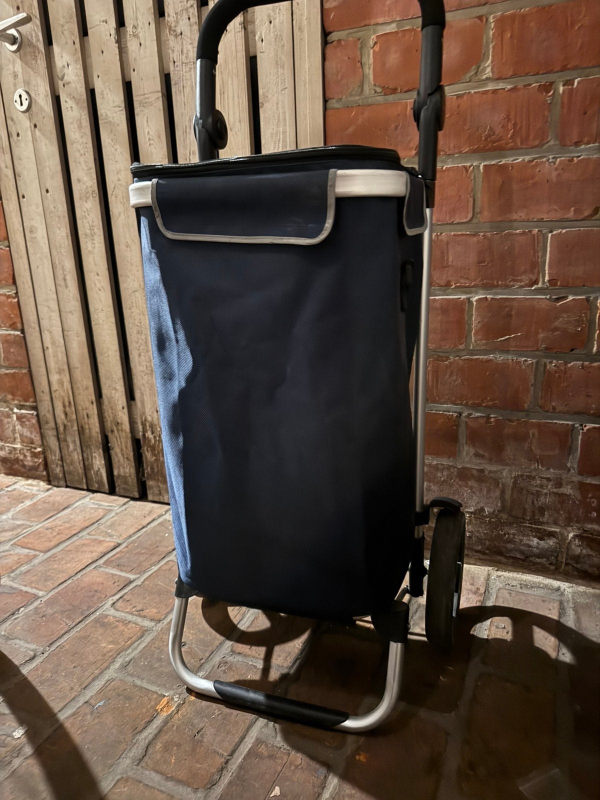 Foldable Boodschappen trolley - Blauw, Ophalen, Zo goed als nieuw, Blauw