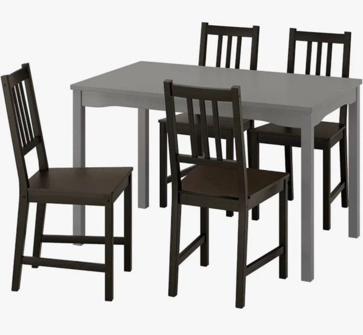 Superbe table à manger avec rallonges plus 4 chaises noires, Maison & Meubles, Tables | Tables à manger, Enlèvement, Comme neuf