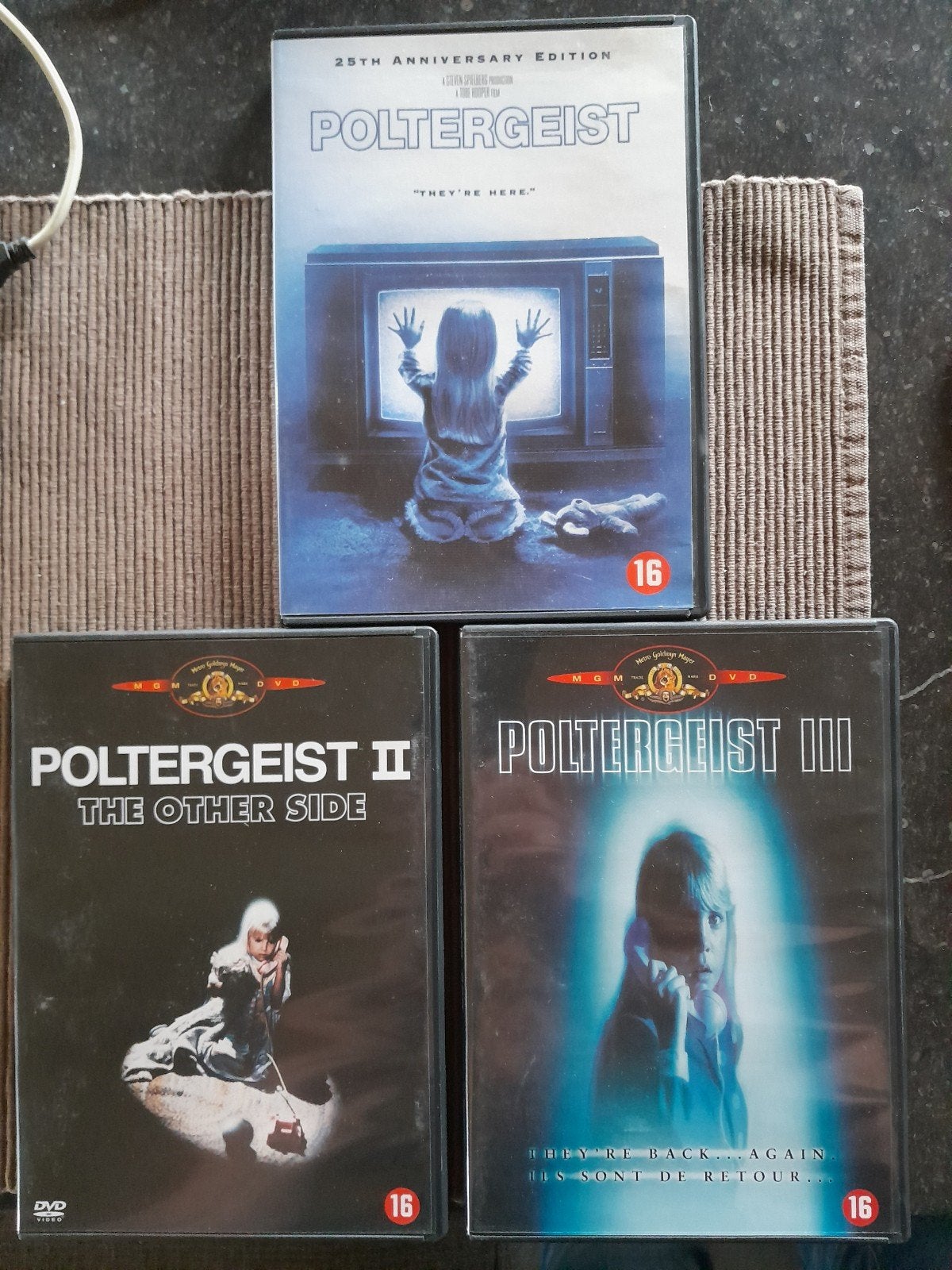 Poltergeist 1 , 2 en 3, CD & DVD, Enlèvement ou Envoi, Anglais, Horreur, À partir de 16 ans