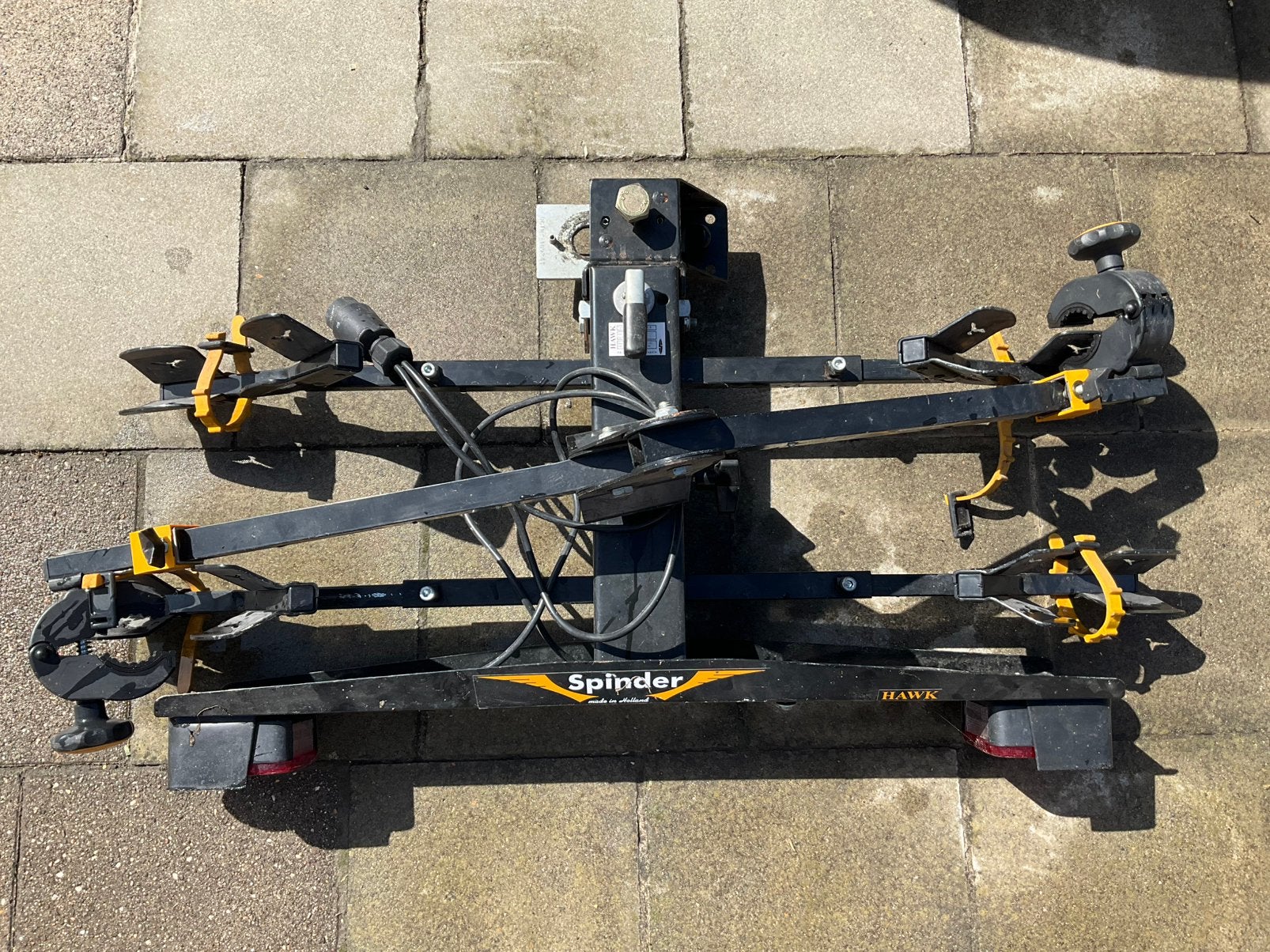 Porte-vélos Spinder, Enlèvement, 2 vélos, Utilisé