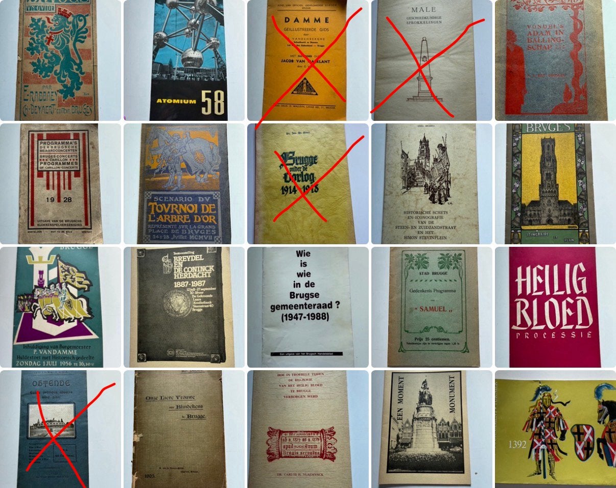 Boeken over Brugge, geschiedenis,.., Ophalen