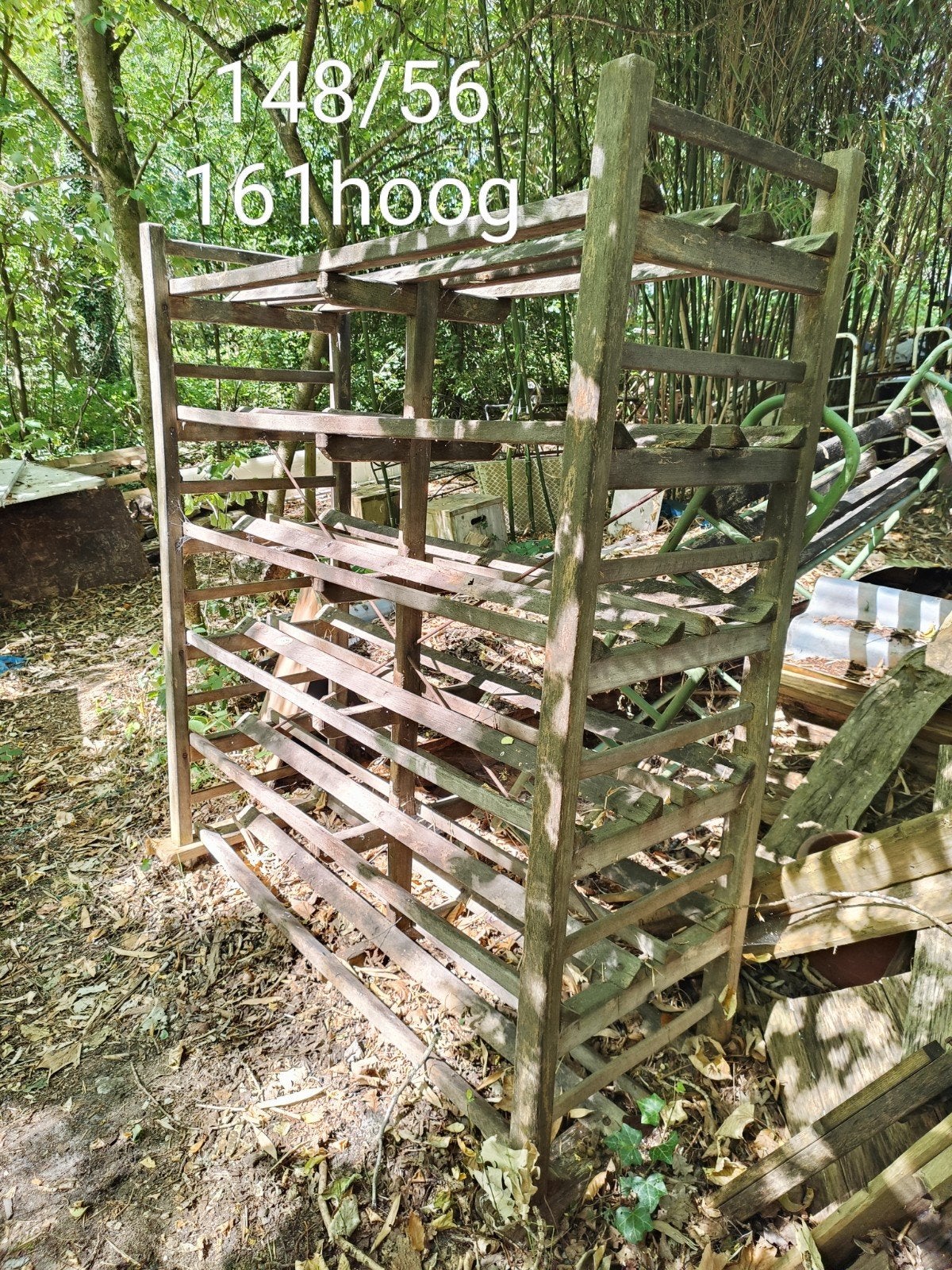 houten bakkersrek, Huis en Inrichting, Ophalen, Bruin, Hout