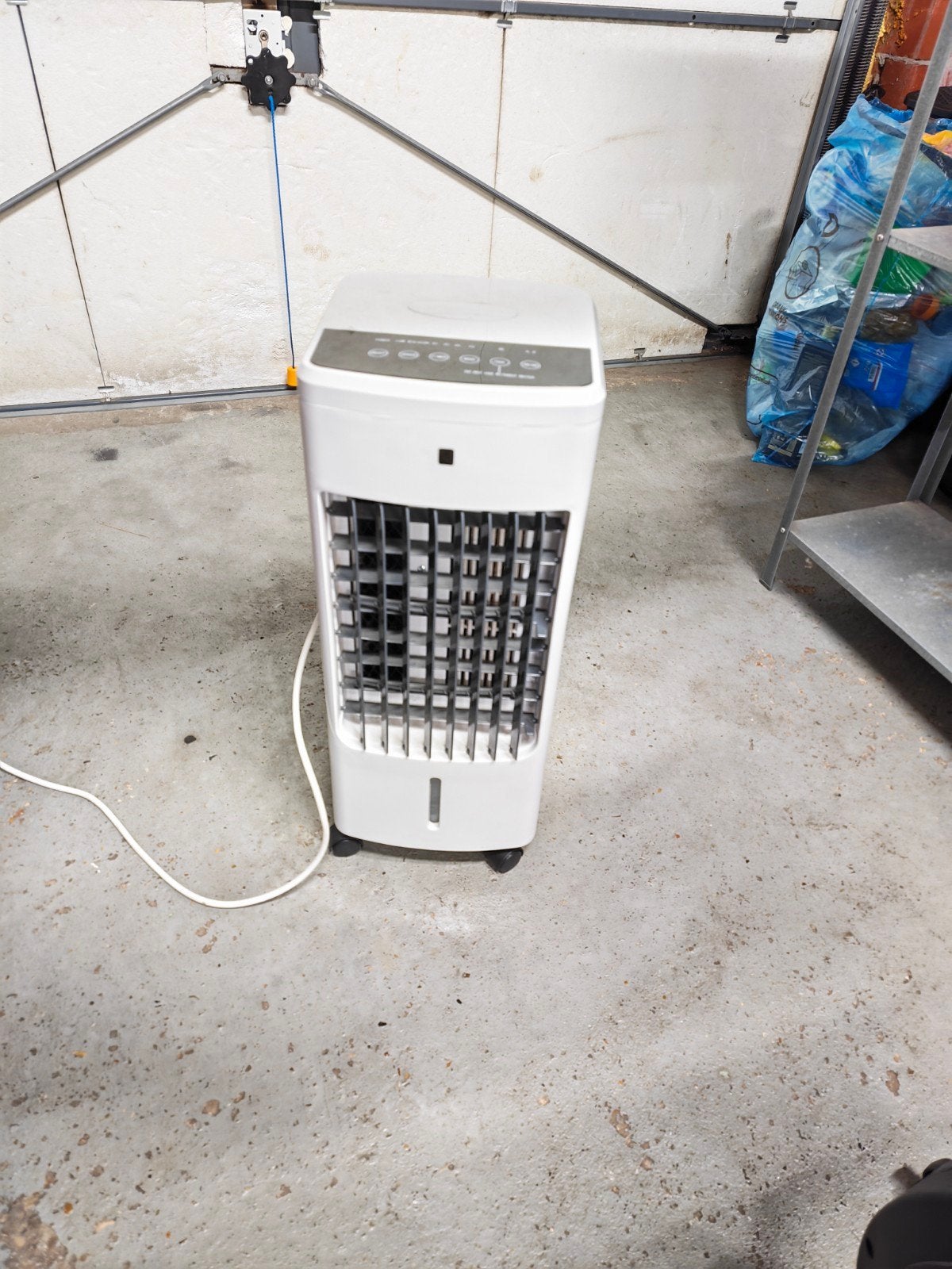 Handige compacte aircooler / Luchtkoeler, Tafel- of Grondventilator, Minder dan 60 m³, 3 snelheden of meer, Ophalen of Verzenden