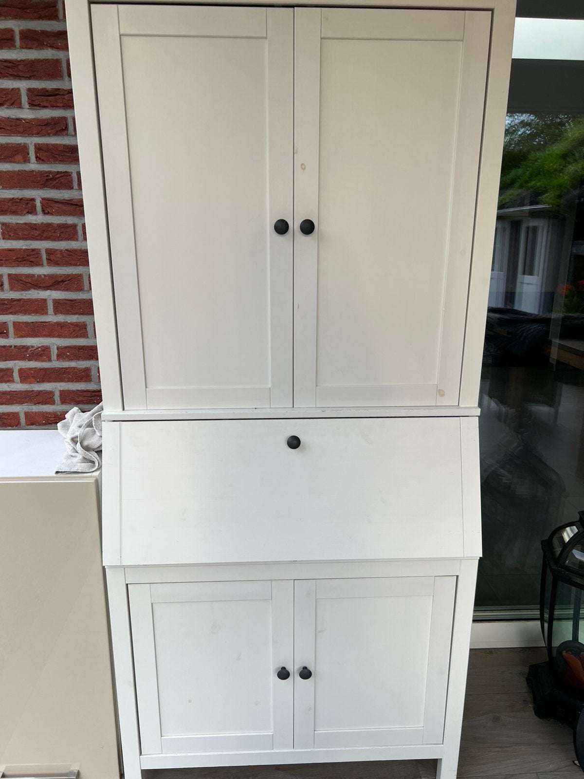 Secretaire wit IKEA Hemnes, Ophalen, Gebruikt