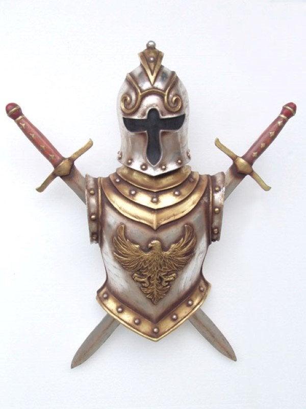 Statue de chevalier en armure 113 cm — Harnais de chevalier