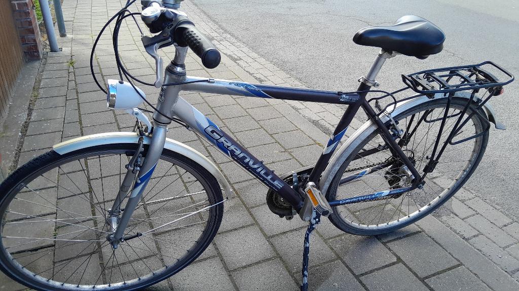 herenfiets granville,werkt volledig, Gebruikt, Velgrem, Versnellingen, 49 tot 53 cm