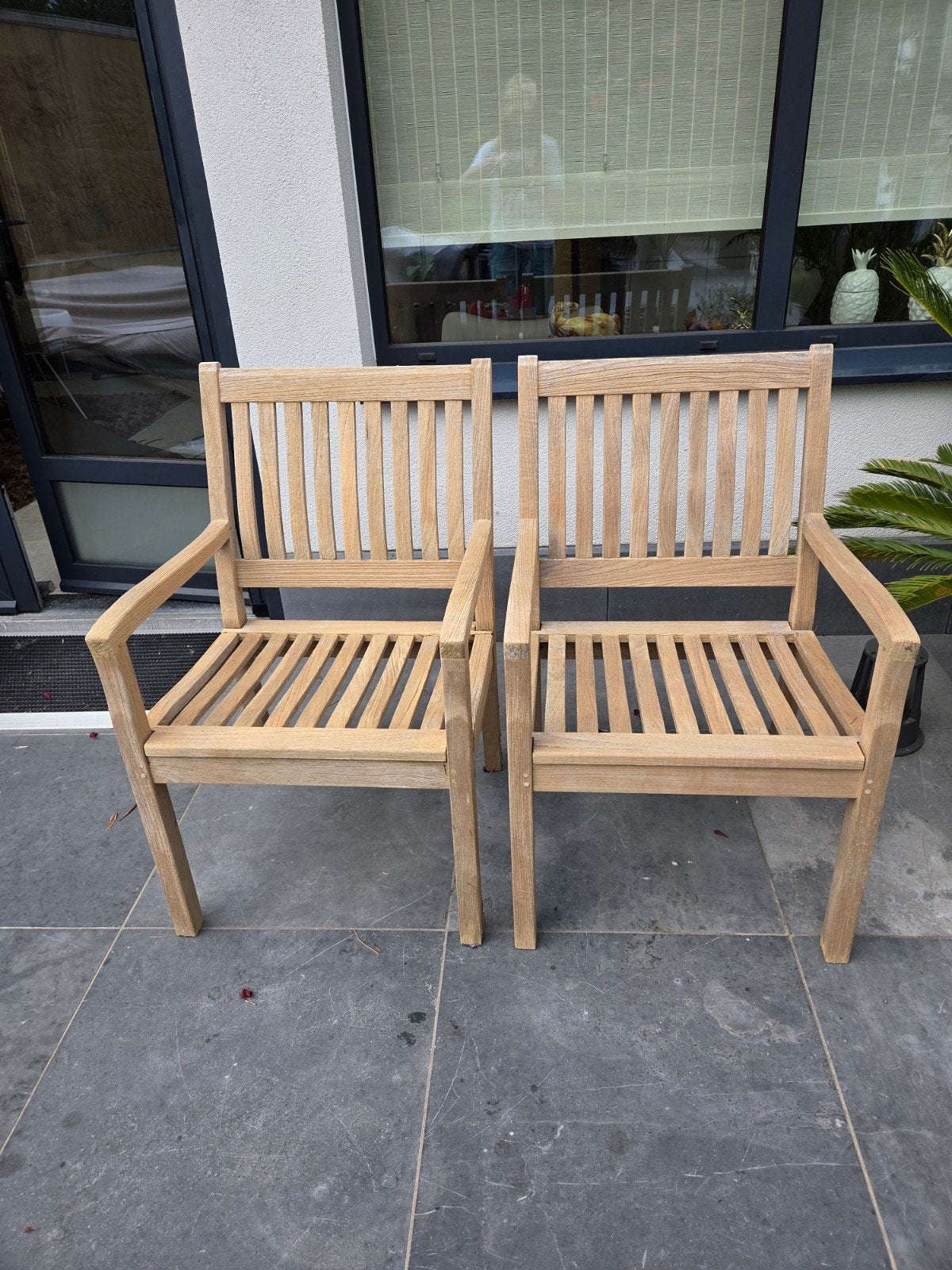 6 Kingston Gloster teak stoelen, Ophalen