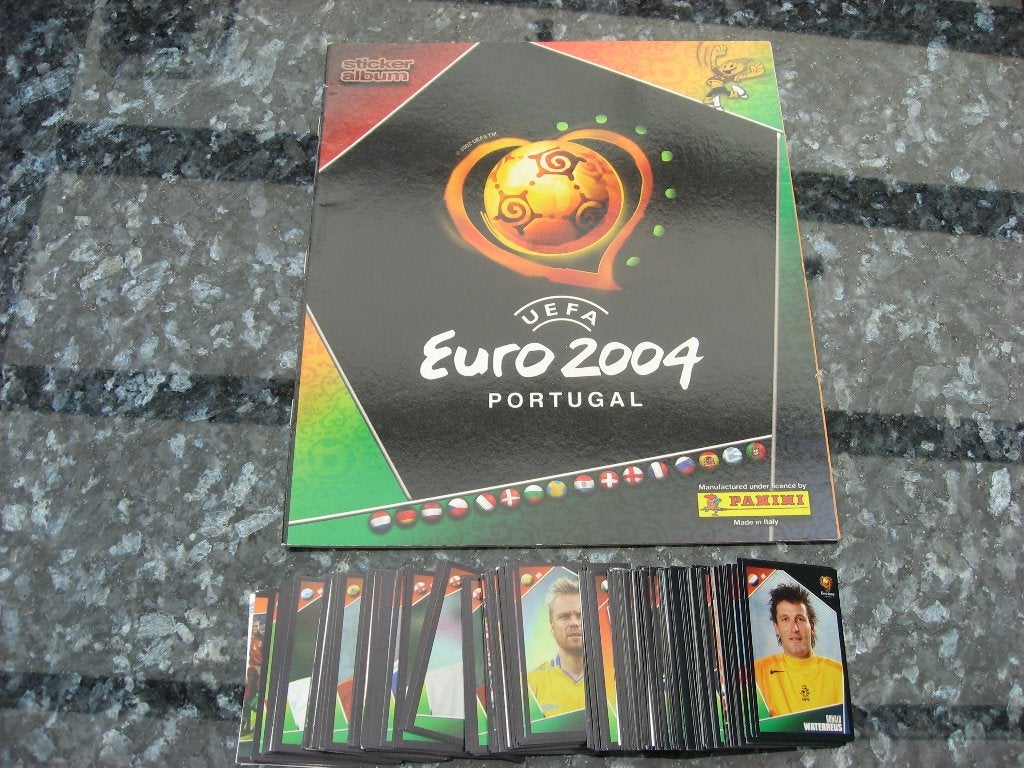 Set complet  Panini Euro 2004, Enlèvement, Neuf
