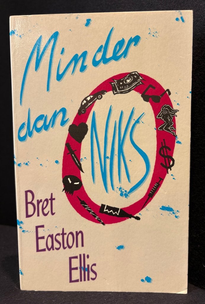 BRET EASTON ELLIS Moins que rien, en néerlandais, Enlèvement ou Envoi, Comme neuf, Amérique, Bret Easton Ellis