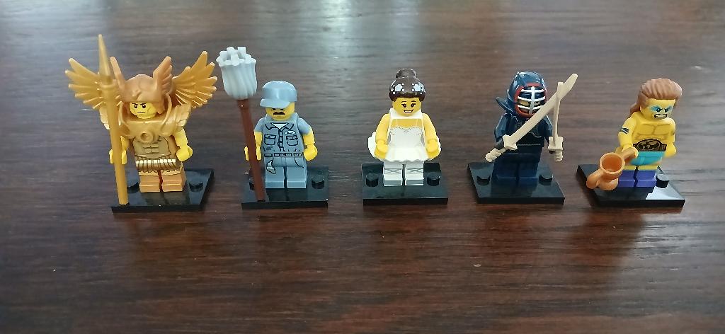 Lego Minifigures Serie 15 ( 5 st ), Lego, Accessoires inclus, Comme neuf, Enlèvement