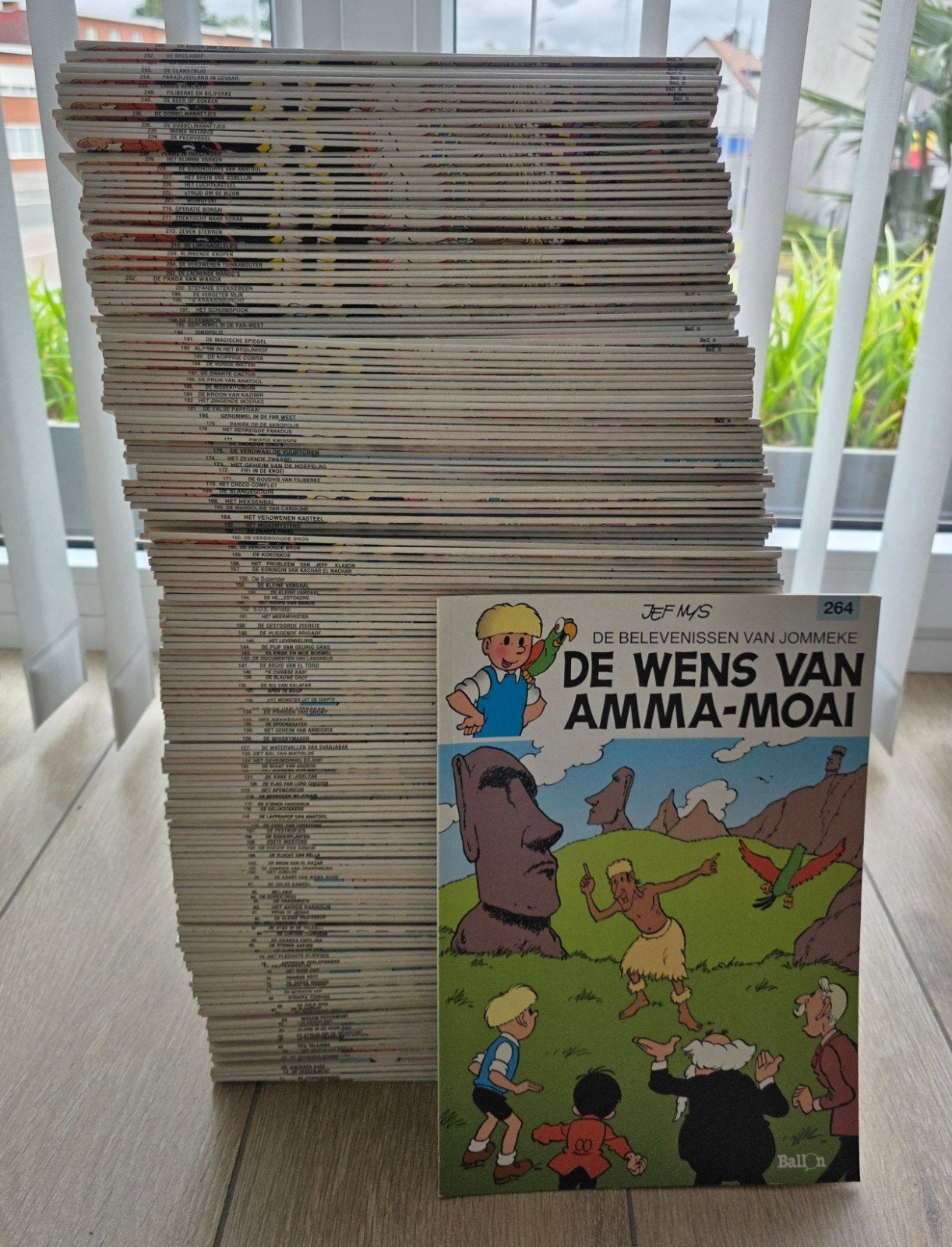 Grote verzameling strips: Jommeke ( witte achterkant  ), Boeken, Stripverhalen, Ophalen of Verzenden, Gelezen