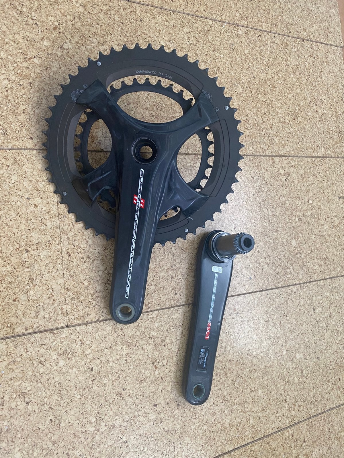 Campagnolo Super Record Semi compact crankstel 52/36, Ophalen of Verzenden, Zo goed als nieuw