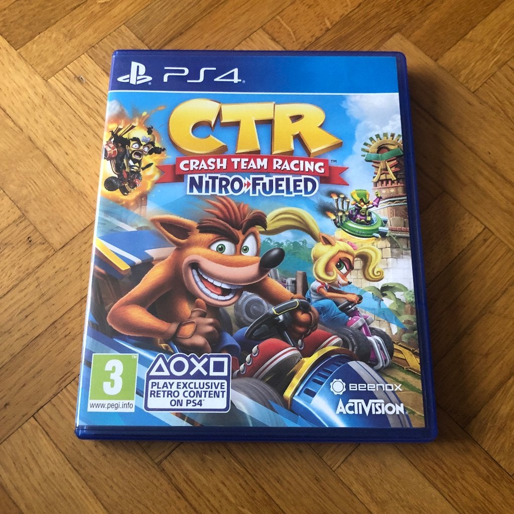 PS4 Crash Team Racing Nitro-Fueled, Ophalen of Verzenden, Zo goed als nieuw, Racen en Vliegen