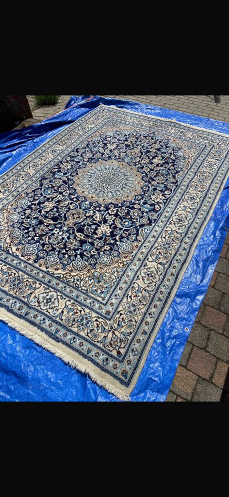 Superbe tapis NAÏN IRANIEN dim 3x 2 m tissé main, Enlèvement, Utilisé