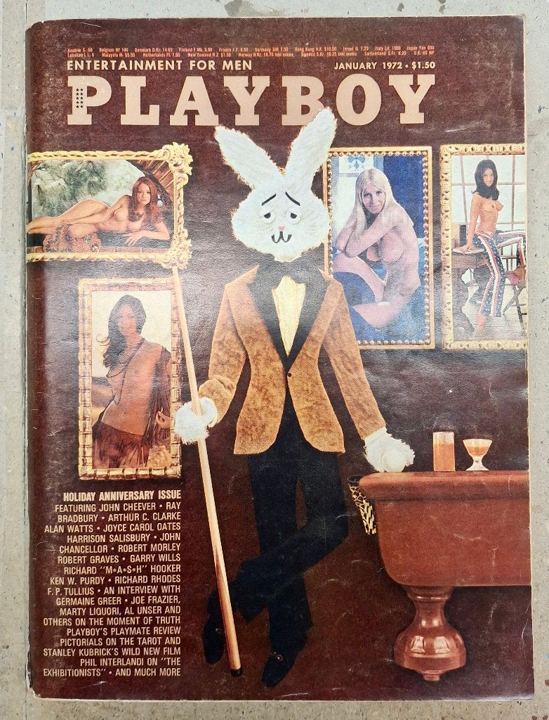 2 PLAYBOY tijdschriften 1972 - januari & februari - engels, Enlèvement, 1960 à 1980, Journal ou Magazine