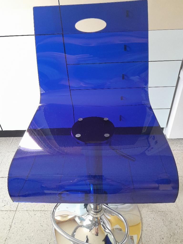 Tabouret de bar, Ophalen, Gebruikt, In hoogte verstelbaar, 60 tot 90 cm