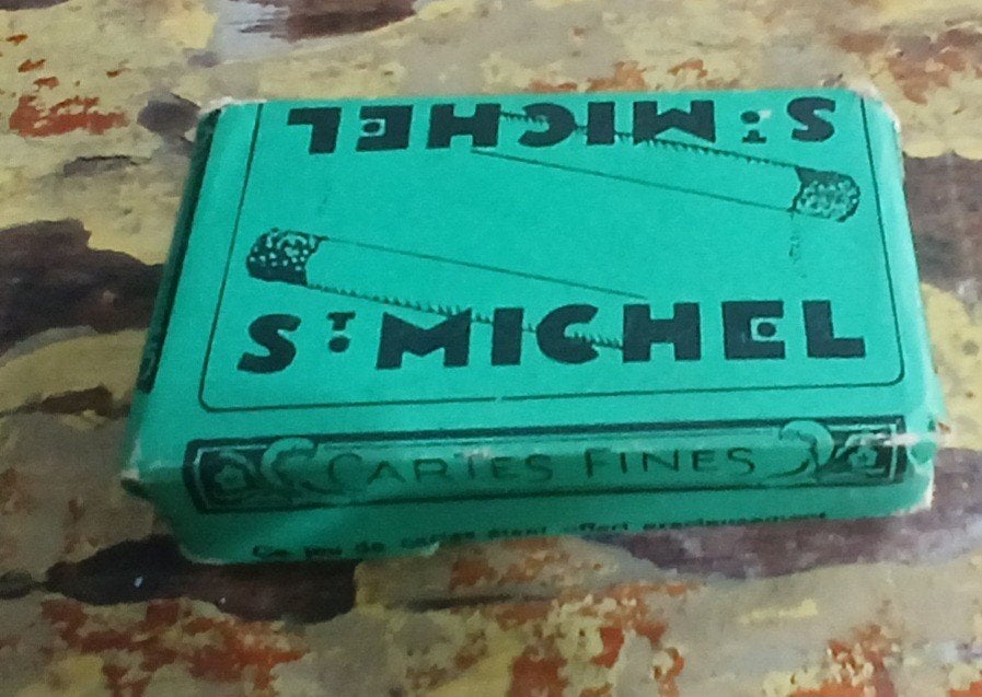 oud pakje speelkaarten st michel, Verzamelen, Merken en Reclamevoorwerpen, Ophalen of Verzenden, Verpakking