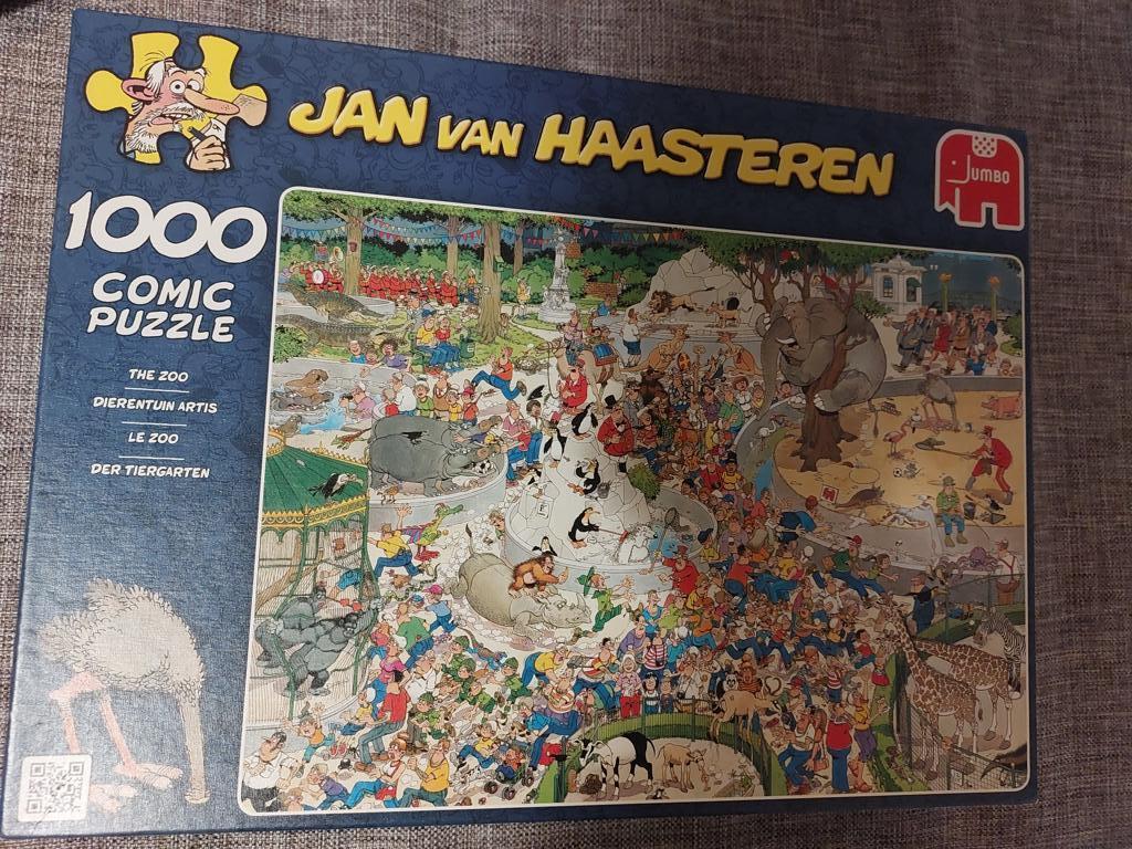 1000 stukjes - Zoo JVH, Ophalen, 500 t/m 1500 stukjes, Zo goed als nieuw, Legpuzzel