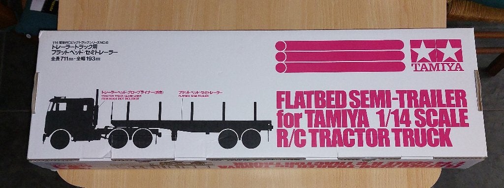 Tamiya Flatbed Trailer; Nieuw in doos, Ophalen, 1:50 of kleiner, Nieuw, Truck