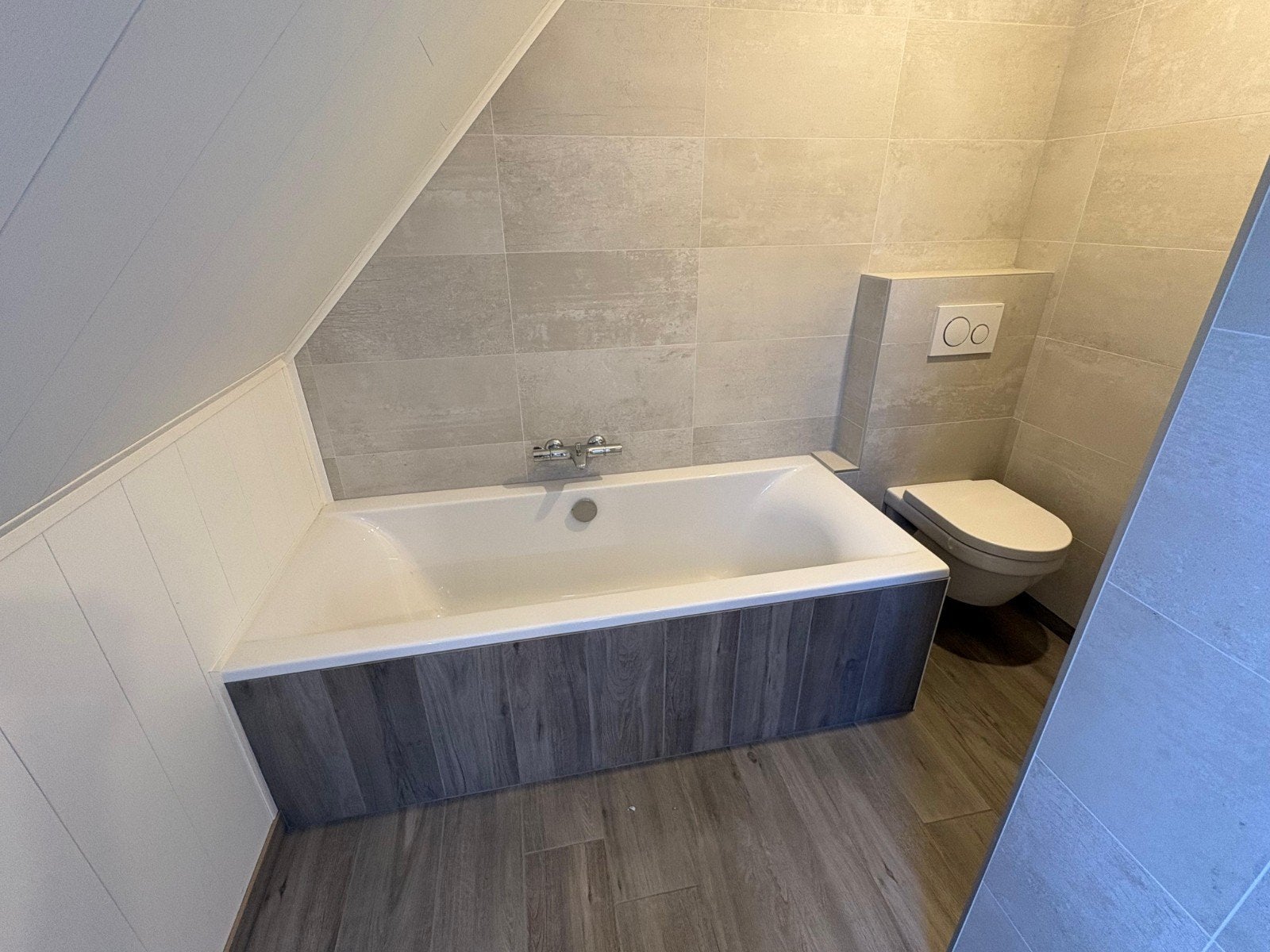 Inbouwbad 175 x 80 cm met Grohe thermostatische kraan, Enlèvement, Comme neuf, Avec baignoire