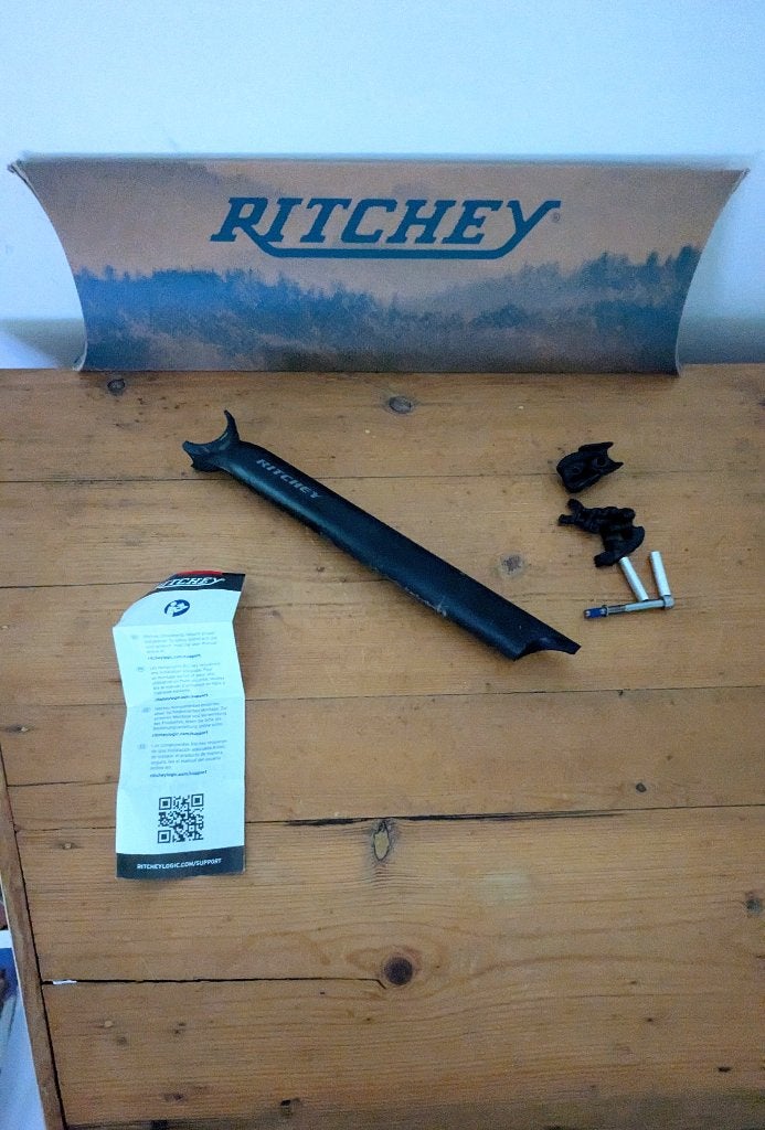Tige de selle RITCHEY WCS 1-BOLT ZERO 300MM/31.6MM, Vélos & Vélomoteurs, Enlèvement ou Envoi, Carbone, Ritchey, Selle