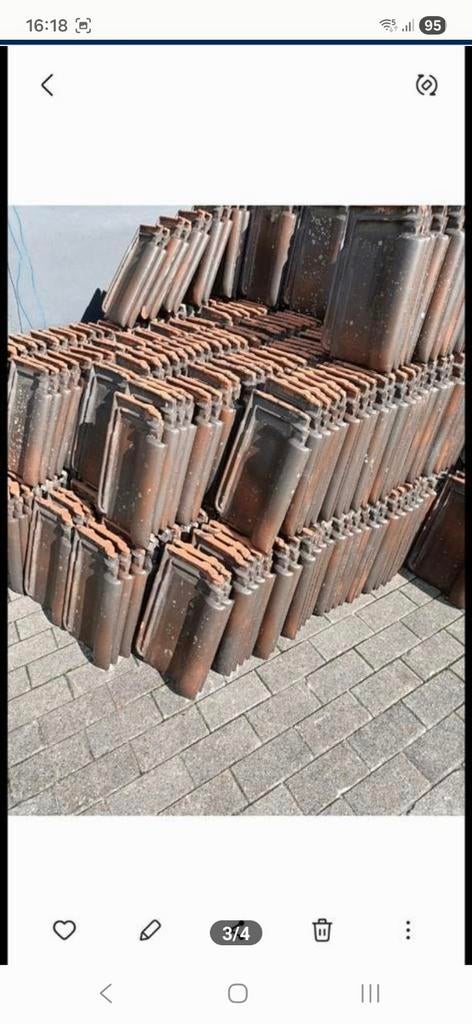 Dakpannen, Doe-het-zelf en Bouw, Dakpannen en Dakbedekking, Ophalen, Gebruikt, Dakpannen