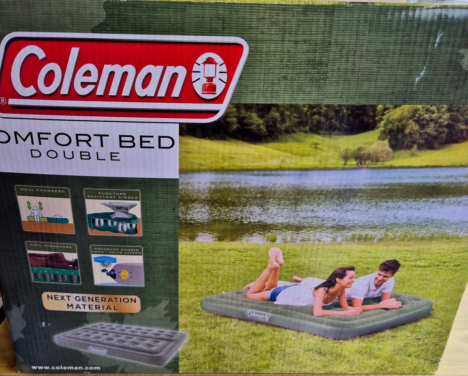 MATELAS GONFLABLES POUR LIT CONFORTABLE COLEMAN NEUFS, Enlèvement ou Envoi, Neuf, 2 personnes