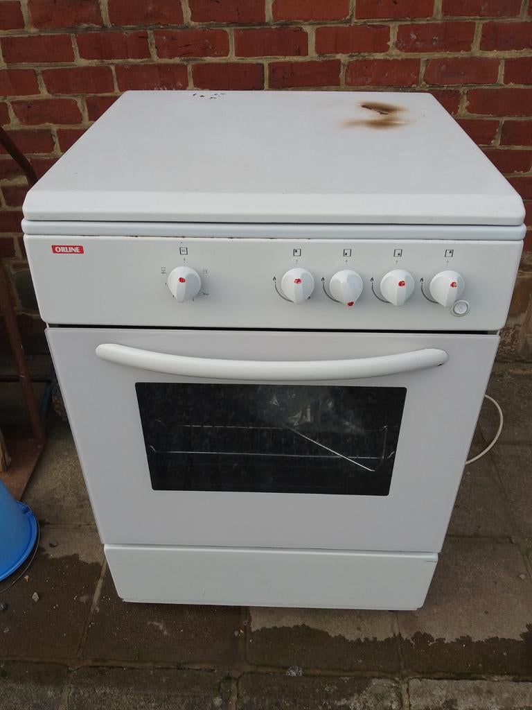Cuisinière au gaz et four électrique, Enlèvement