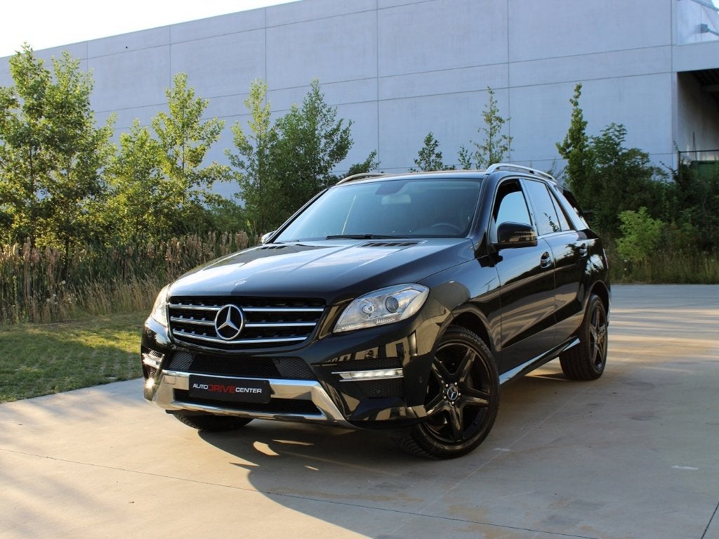✅Mercedes-Benz ML250d AMG-pack * 4matic * Navi * Leder * PDC, Auto's, Automaat, 4 cilinders, Zwart, Leder