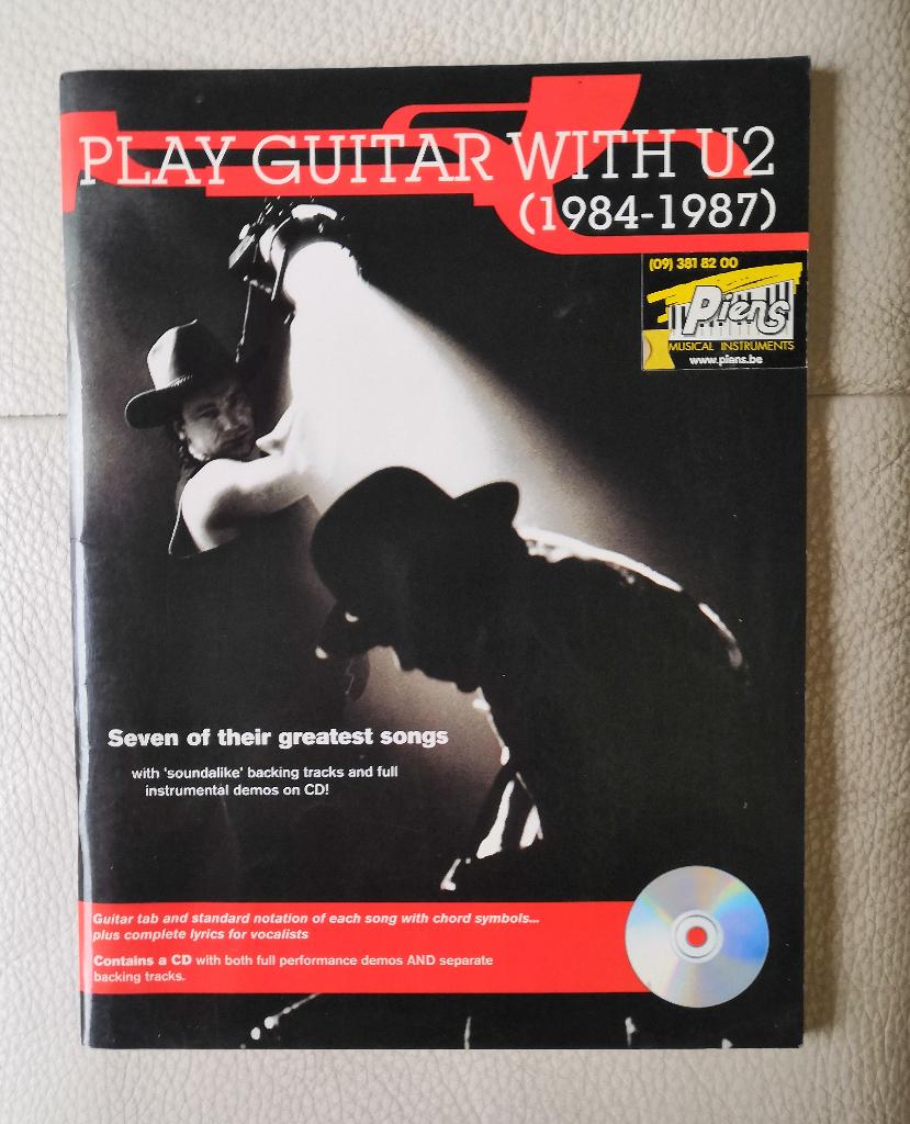 Jouez à la guitare avec U 2/avec CD et partition, Artiste, Enlèvement ou Envoi, Comme neuf, Wise Publications
