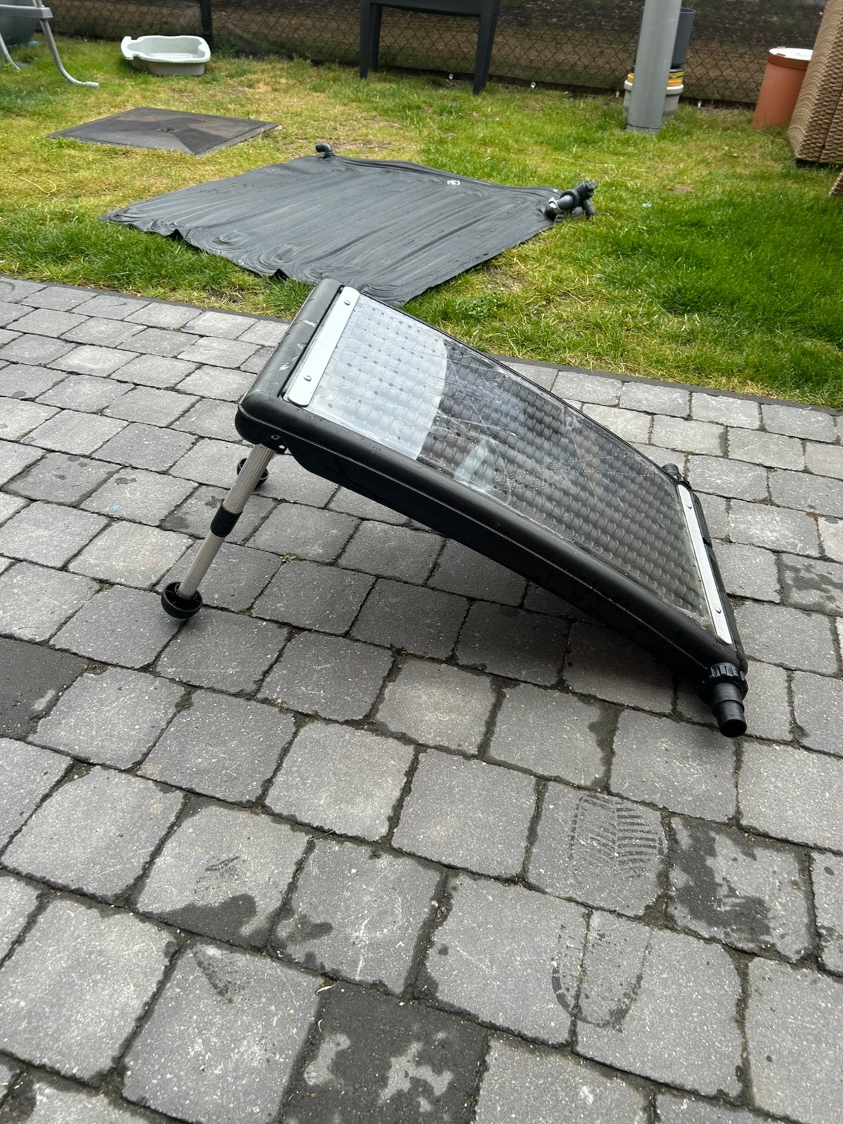 Solar zonnecollector voor het zwembad, Jardin & Terrasse, Accessoires de piscine, Comme neuf, Chauffage, Enlèvement