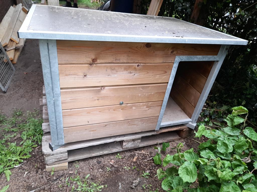 Te koop hondenhok, Enlèvement, Niche à chien
