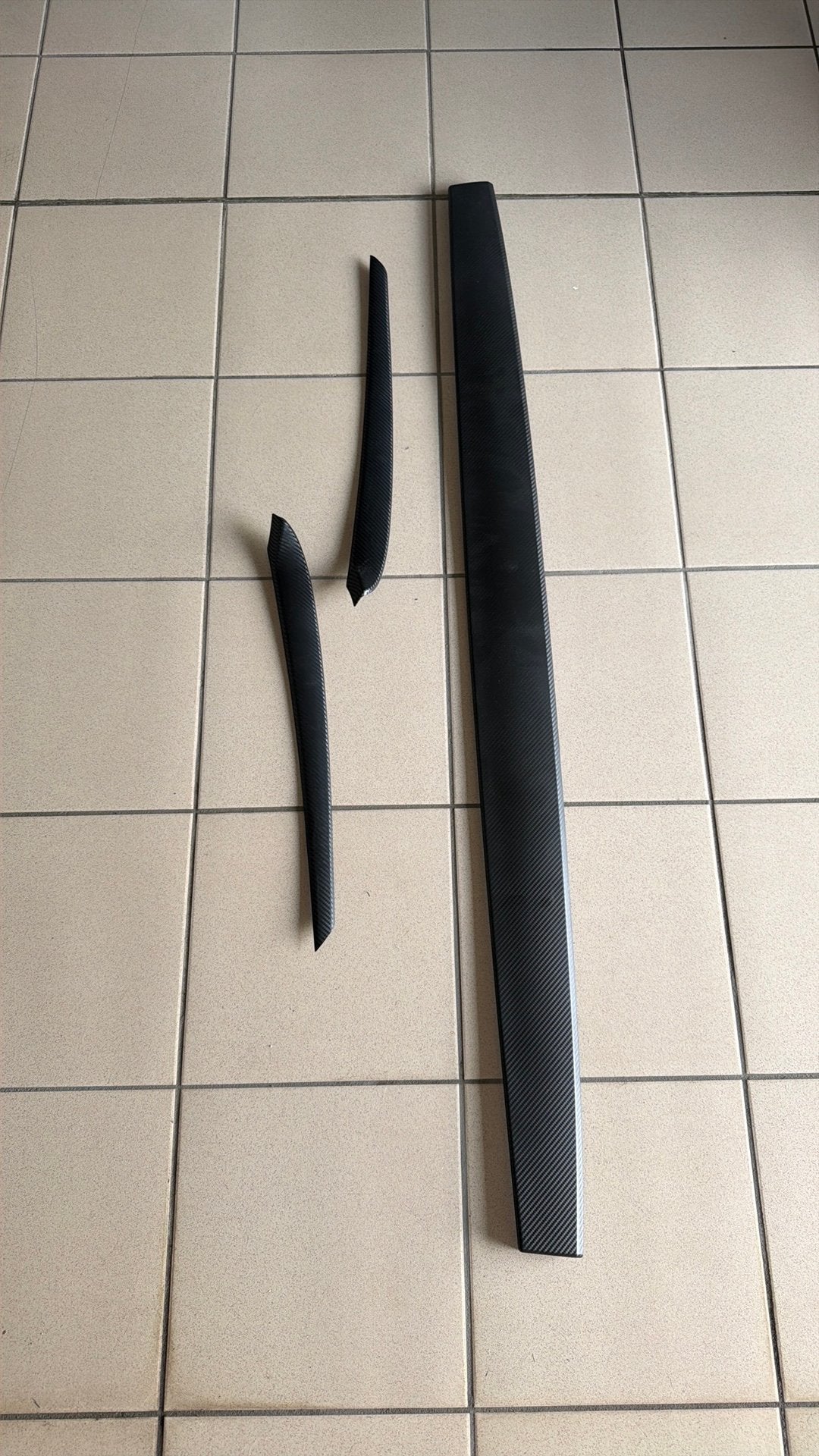 tableau de bord look carbon pour tesla model 3, Enlèvement, Utilisé