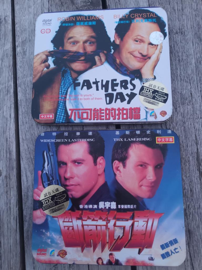 Laserdisc fathers day en john travolta, CD & DVD, Enlèvement ou Envoi