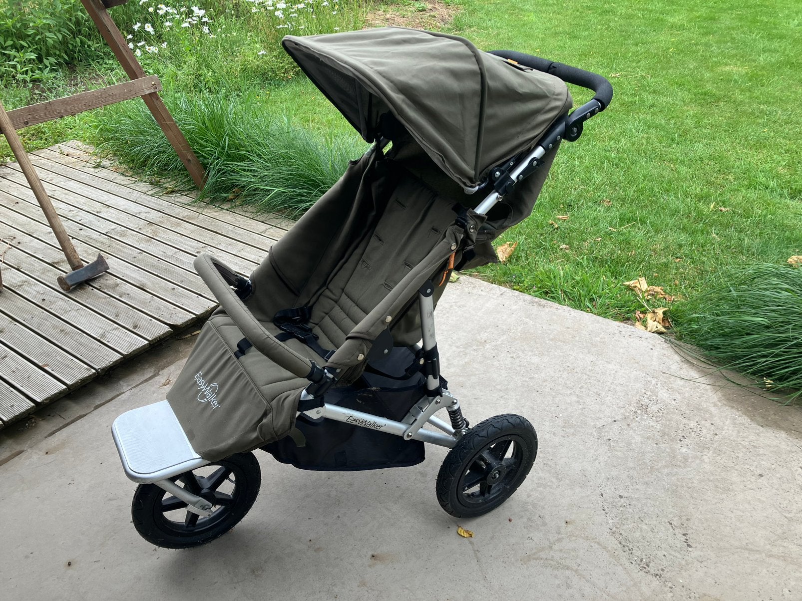 Easywalker buggy met toebehoren, Kinderen en Baby's, Buggy's, Gebruikt, Overige merken, Regenhoes, Verstelbare rugleuning, Zonnekap