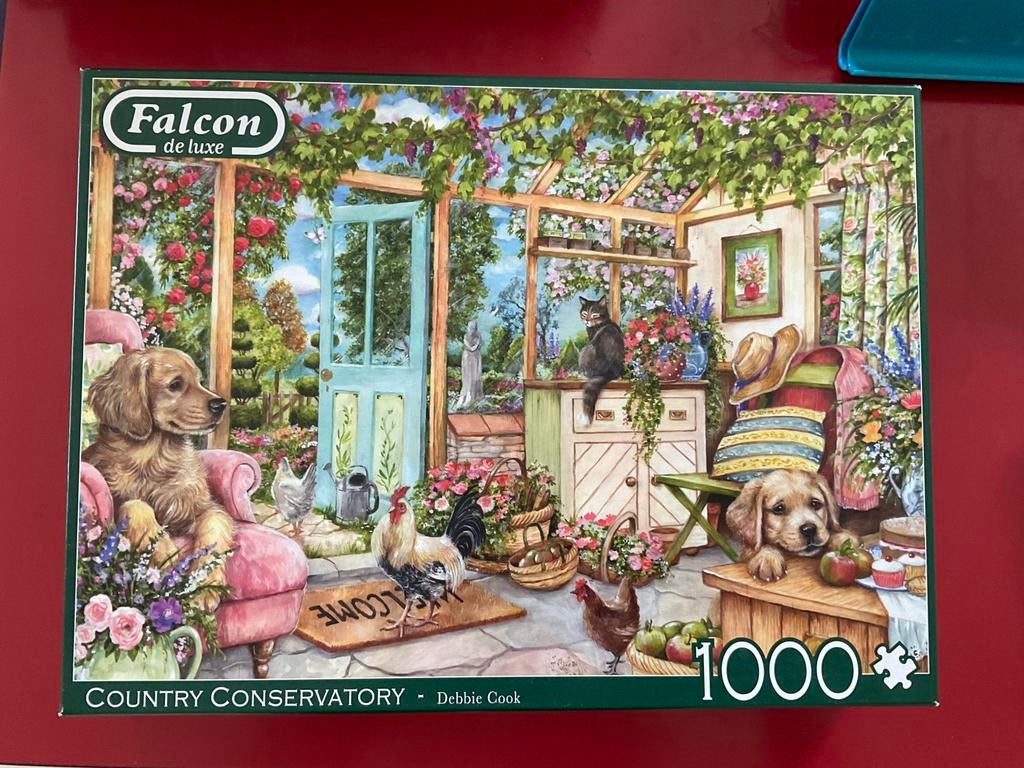 Falcon country conservatory.  1000 stukjes. Puzzel, Ophalen of Verzenden, Zo goed als nieuw