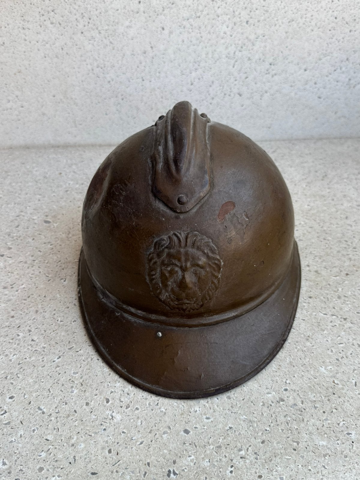 Wo1 ABBL M15 mosterd helm, Ophalen of Verzenden