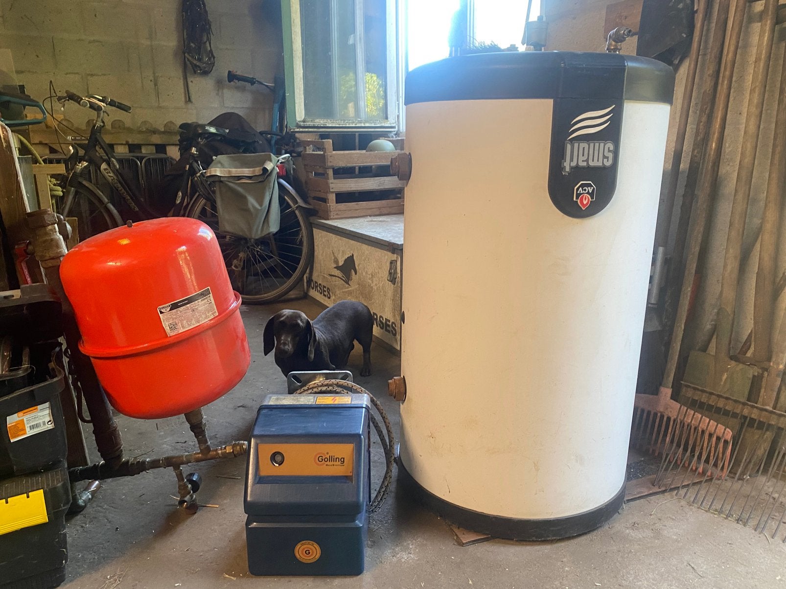 SMART 130L + benodigdheden, Doe-het-zelf en Bouw, Chauffageketels en Boilers, Ophalen, Zo goed als nieuw, Boiler