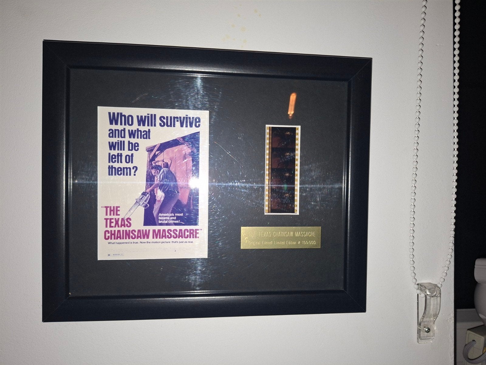 Texas Chainsaw Massacre - Originele Filmcell Display (Gelimi, Enlèvement, Film, Affiche