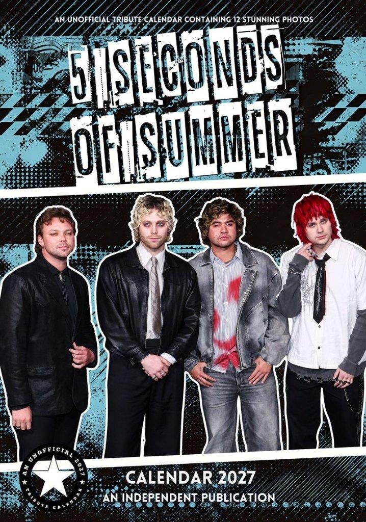 Kalender 5 Seconds of Summer 2027 Pre-order, Verzenden, Jaarkalender, Nieuw