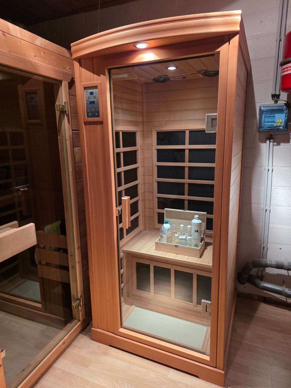 infra rood cabine met vloerverwarming, Sport en Fitness, Sauna, Ophalen