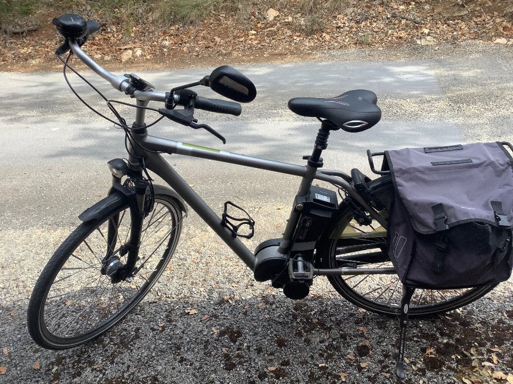 Elec fiets, Versnellingen, Zo goed als nieuw, 57 tot 61 cm, Trommelrem