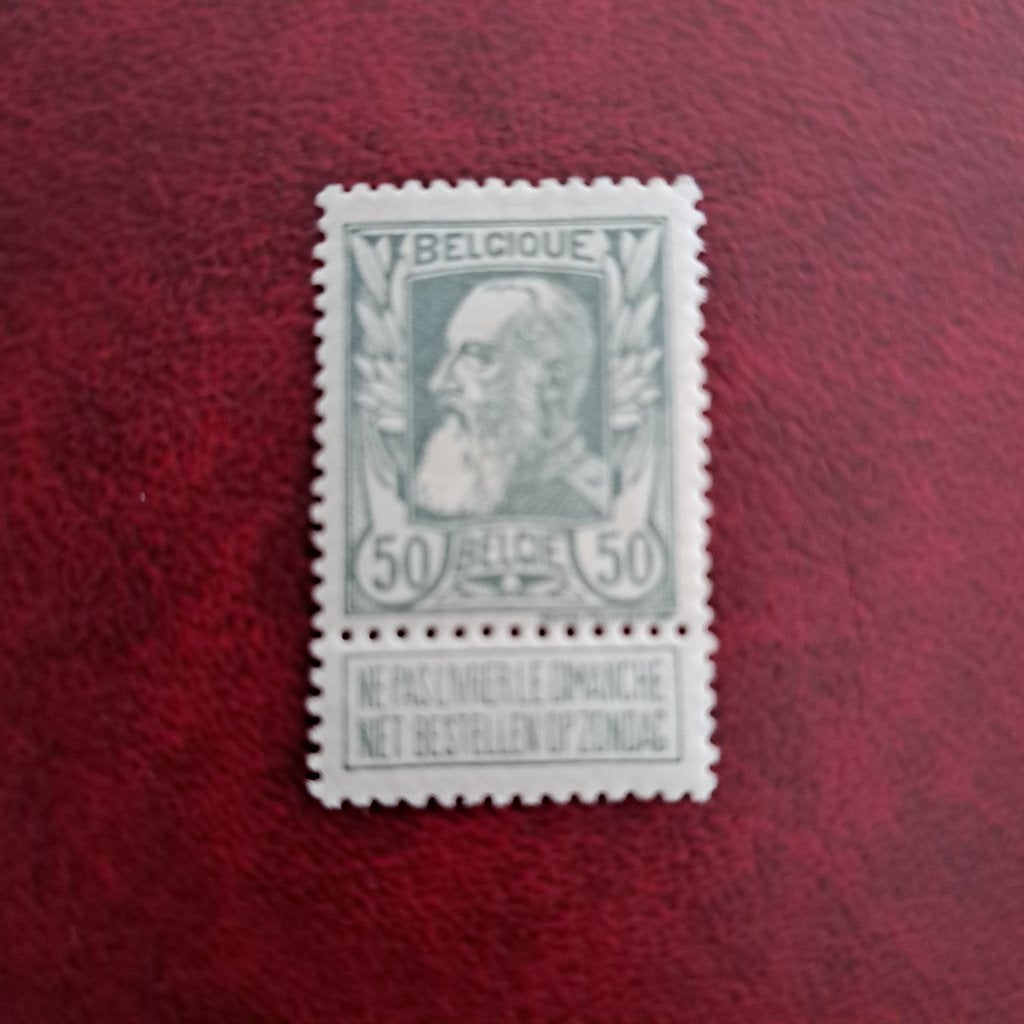 timbres belges, Trace d'autocollant, Enlèvement ou Envoi, Non oblitéré, Gomme originale