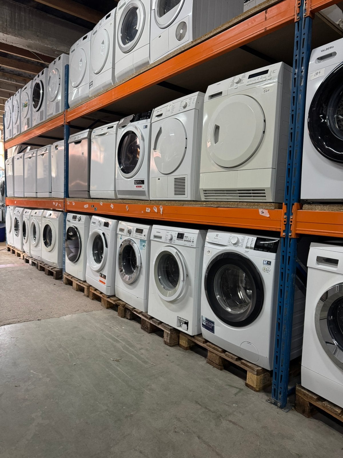 ÉLECTROMÉNAGER D’OCCASION EN GROS. EXPORT, Electroménager, 8 à 10 kg, Enlèvement ou Envoi, Comme neuf