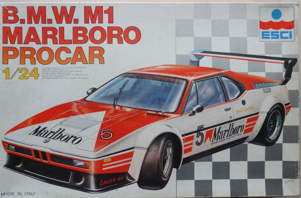ESCI 1/24 - B.M.W. M1 MARLBORO PROCAR, Hobby en Vrije tijd, Ophalen of Verzenden, Nieuw, Auto, Overige merken