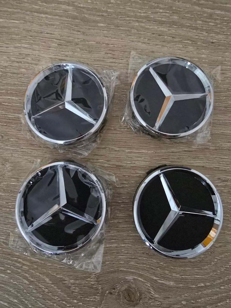 Capuchons de moyeu de roue Mercedes 61 mm/58 mm, Enlèvement ou Envoi, Neuf