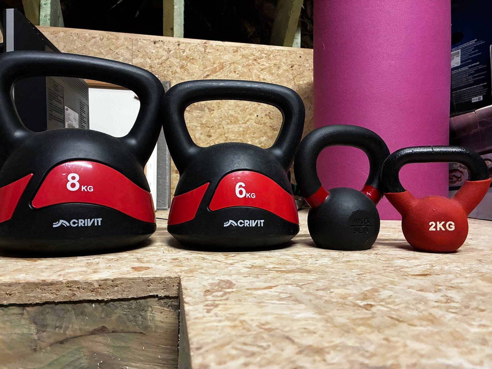 Set kettlebells, Enlèvement, Comme neuf