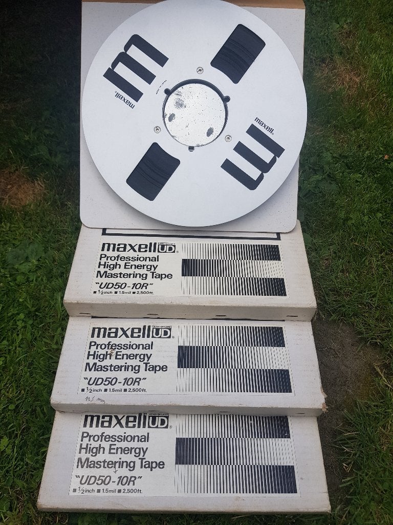 3 x Maxell Alu Reel 26 cm.."Origineel " !!, Audio, Tv en Foto, Bandrecorder, Ophalen, Onderdeel