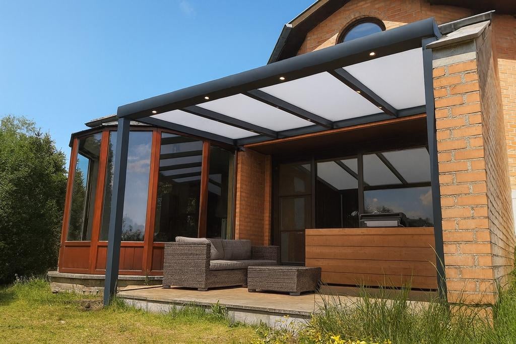 overkapping pergola veranda carport afdak Terrasoverkapping, Tuin en Terras, Overkappingen, Carport, Ophalen of Verzenden