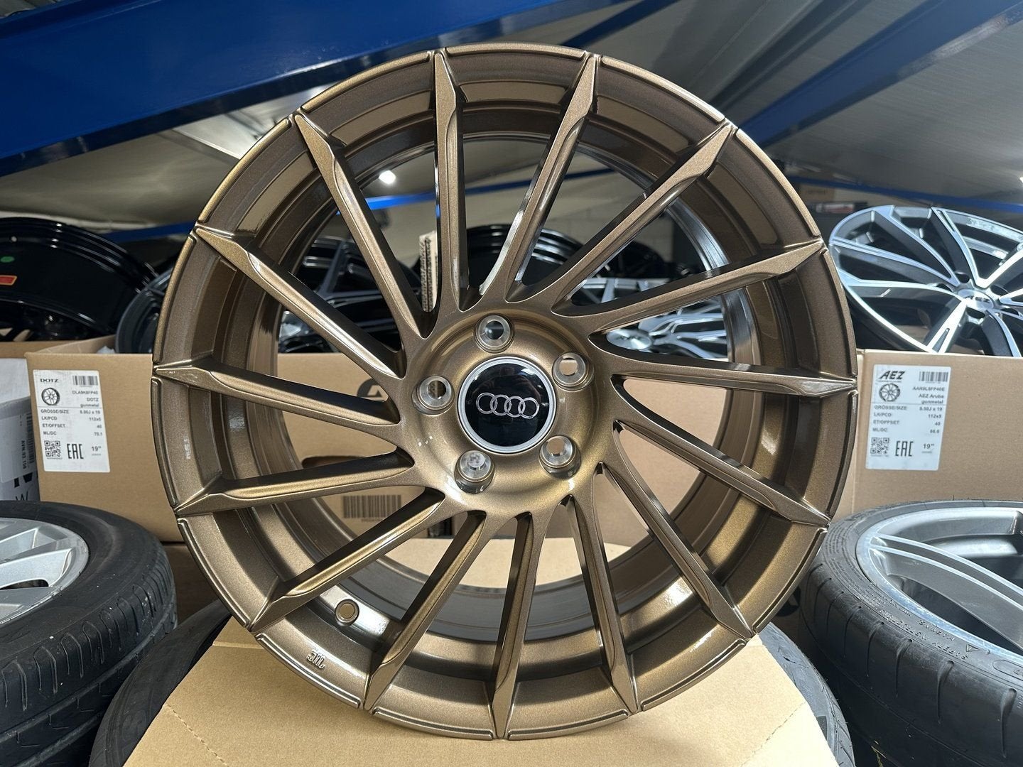 NIEUW 18inch Audi VW Seat BMW Merc Vossen Style Velgen 5x112, -, -, Banden en Velgen, Nieuw